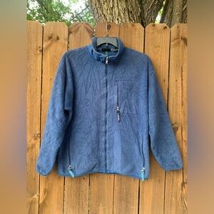 Vintage Patagonia men's zip up fleece jacket size XL.